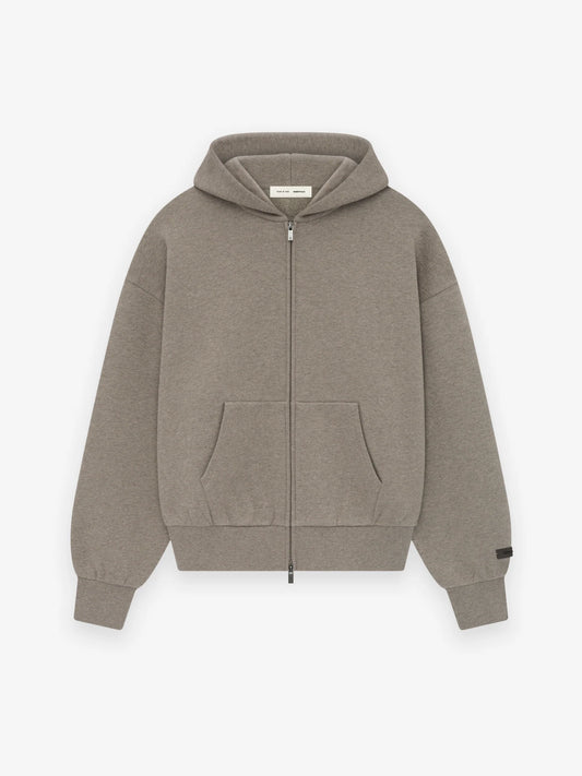 ESSENTIALS Classic Full Zip-Up Hoodie