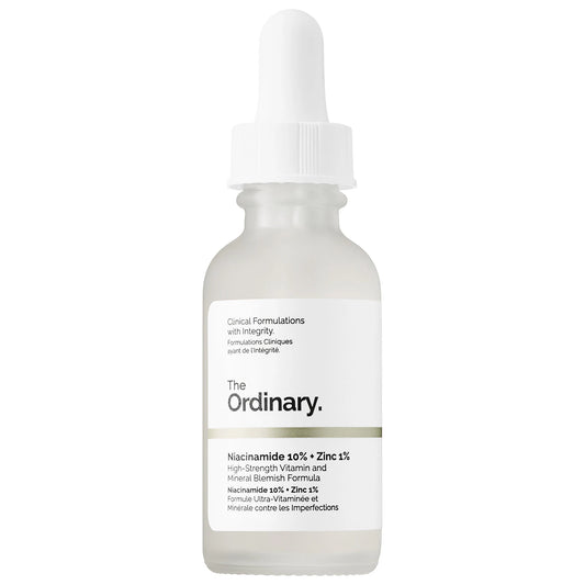 The Ordinary Niacinamide 10% + Zinc 1%, Smoothing Serum for Blemish-Prone Skin
