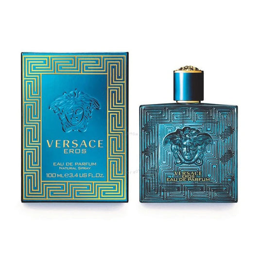 Versace Eros Eau de Toilette Cologne for Men, 3.4 oz